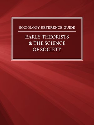 cover image of Sociology Reference Guide: Early Theorists & the Science of Society
